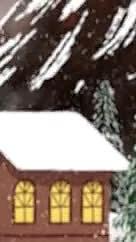 小寒插画山中雪景视频的预览图